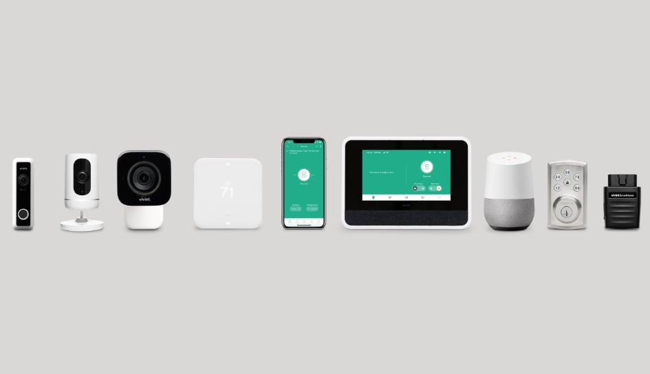 Vivint home security product line in Asheville